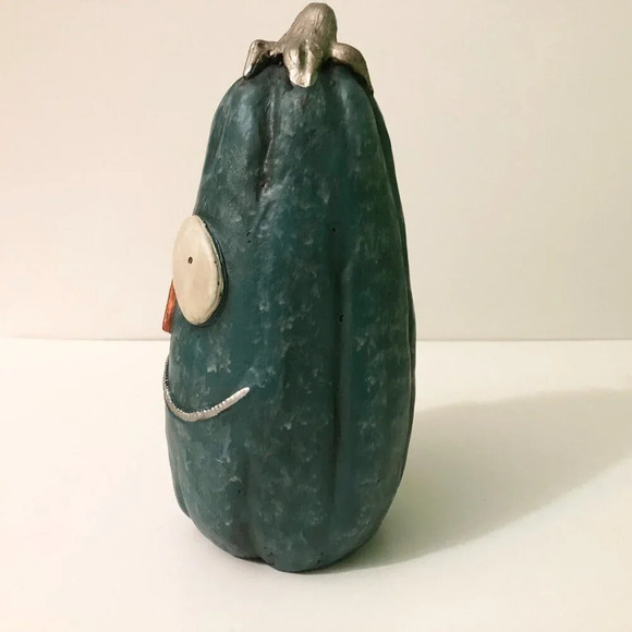 2012 Department 56 Green Steam Punk Pumpkin 10 inch Tall Dept 56 Halloween Decor - Picture 5 of 16